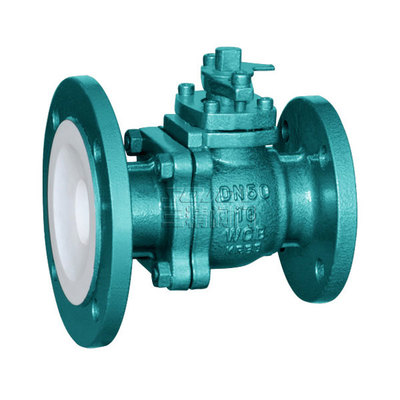 FQ41F4-16C放料襯氟球閥_浙江三精閥門(mén)